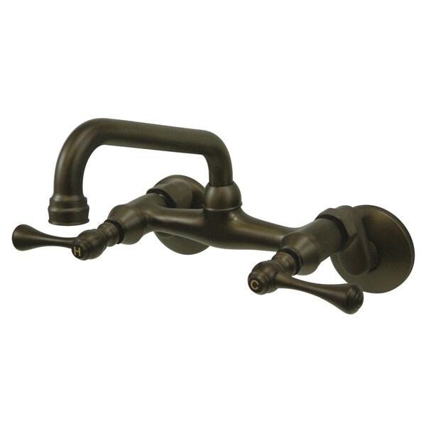 KS313ORB 6-Inch Adjustable Center Wall Mount Kitchen Faucet